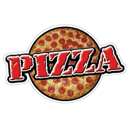 Amistad Pizza Concession Decal - Stand Restaurant Window Menu New AM3895782